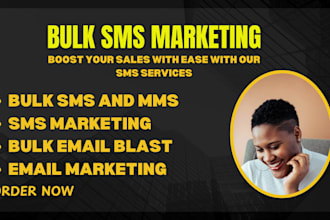 send bulk SMS and bulk email to your target audience