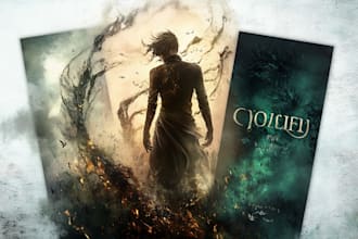 design a great cover for sci fi, horror book cover