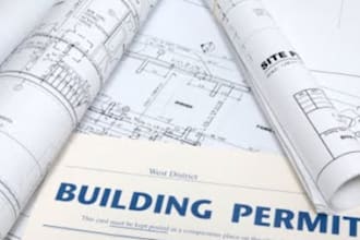 draft city permit blueprints, mep, framing plans, foundation, structural drawing