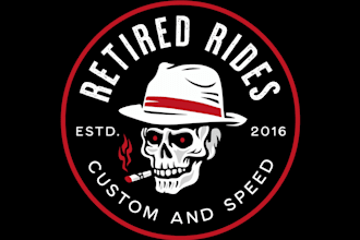 design a badass updated hot rod shop logo