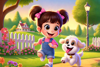 illustrate children story book illustration and children story book illustration