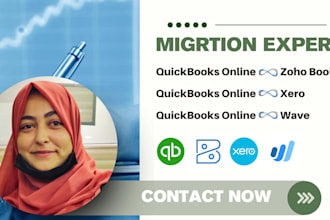 do quickbooks to zoho books migration accurate data transfer, cleanup and setup