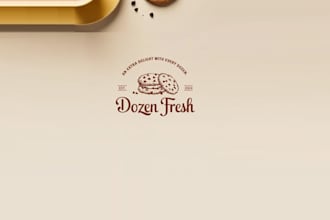 design bakery and coffee shop logo for you