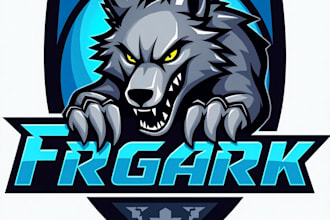 design high quality esport wolves mascot logo with creative concepts