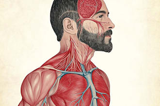 professional medical, anatomy, and scientific illustrations