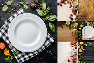 create ai food backgrounds for advertising or menus