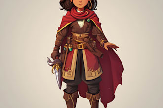 draw steam capsule, concept art,character design,2d game
