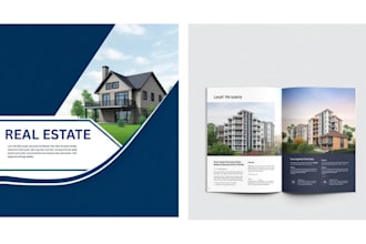 design and redesign commercial real estate offering memorandum brochures, flyers