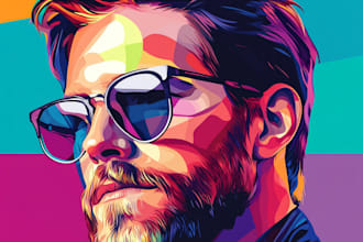 make a beautiful wpap pop art portrait