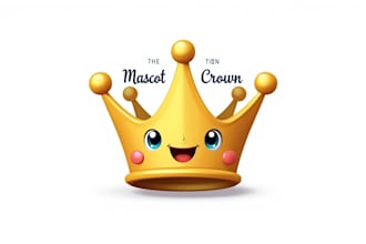 design high quality king crown mascot logo for you with new concept