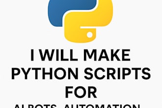 make python scripts for ai bots, automation, scrapping