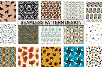 design vector seamless pattern for fabric textile etc