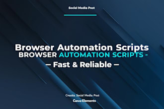 write a browser automation script for your needs