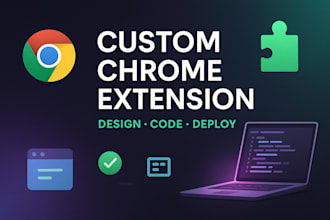 create a custom working chrome extension for you