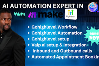 setup gohighlevel automation ghl workflow automation a2p vapi ai integration n8n