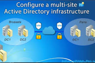 configure windows server active directory, dns, dhcp, gpo