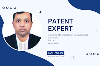 perform patent search for india, US, UK, and europe