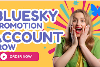 do ideal bluesky promotion for organic real audience and account engagement