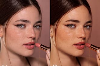 photo retouching and image editing