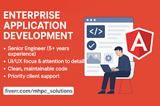 develop an enterprise application using angular