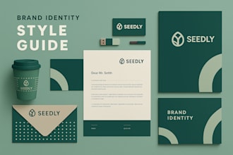 design minimalist business logo, modern luxury brand style guidelines, brand kit
