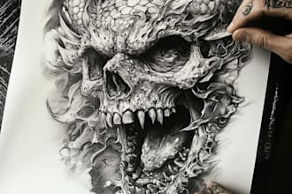 create custom tattoo design, tattoo sleeve