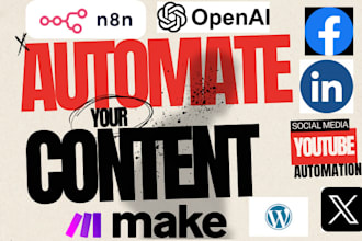 build social media automation with make com, n8n ai youtube automation