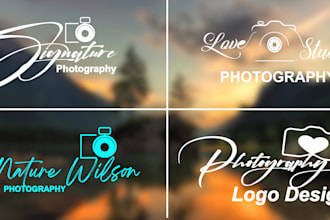 do luxury photography signature or watermark business logo