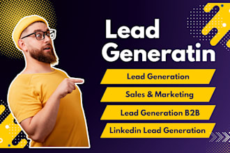 do b2b lead generation, prospect list, linkedin, and email list building