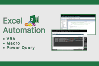 add your excel with vba, macros or power query