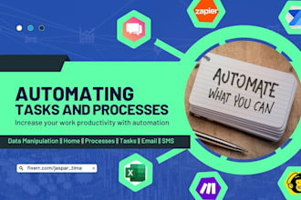 make your work life easier by automating tasks and processes