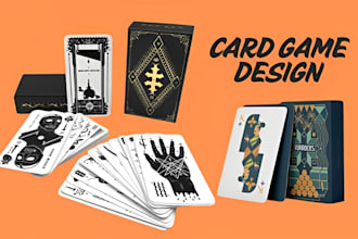 design card game card game box design card game art card template board design