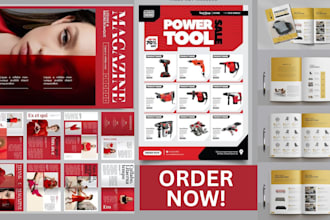 magazine design, product catalog, magazine layout, catalogue, booklet newsletter