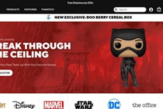 create funko shopify store scp funko pop ecommerce website funko website