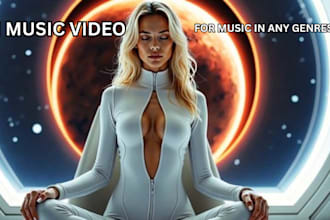 generate unique, cinematic, realistic ai music video with music in any genres