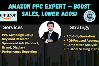 create, manage and optimize your amazon PPC advertising