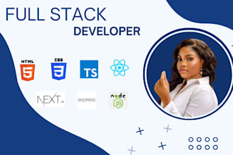 build frontend and backend web apps with react, next js, typescript and node