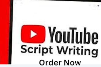 be your top quality youtube scriptwriter for cash cow channels