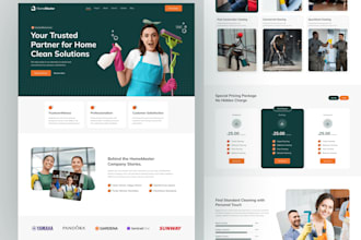 cleaning service website house office cleaning website booking koala website
