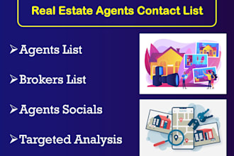 scrape real estate agent leads