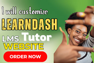 customize learndash lms course upload website redesign lms website