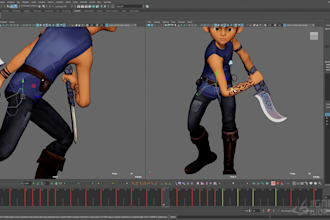 do 3d character animation in unity humanoid rigging unity game 3d cartoon model