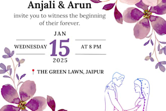 design custom invitation and greeting card