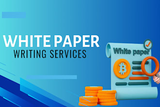 design a professional and modern white paper
