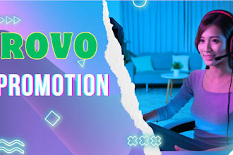 organically design trovo logo, banner for your trovo channel video promotion