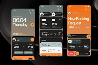 design, develop modern fintech, crypto wallet, trading app