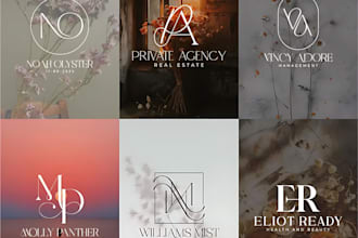 do unique modern flat minimalist logo or graphics design