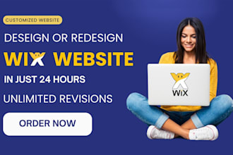 develop redesign or copy a stunning wix website for your business