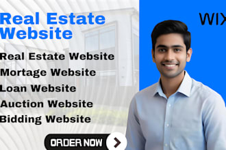 create a unique real estate, mortgage, bidding, insurance loan finance website