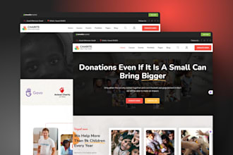 design non profit website church website donations charity website 501c3 website